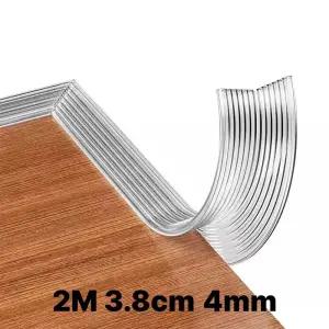 2M 푹신한 쿠션 보호대 강력접착 PVC 가구코너 모서리 책상 가드 안전 테이프 고무타입