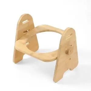 높이조절 식기 1구 중대형견식기 반려동물 스텐 (WF23979)