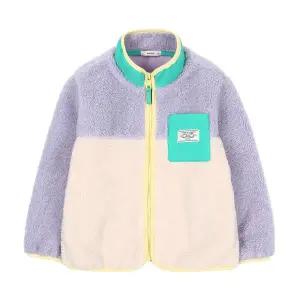 [롯데백화점]닥스키즈 헤지스키즈 컬러 블록 플리스 점퍼 (HUF12JP07M-VI)