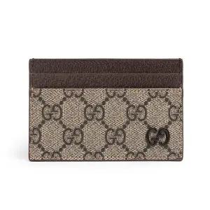 남성용  GG수프림 카드 지갑 768248 FACQC 9773 브라운