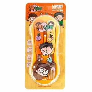 어린이 포크 흔한남매 유아 이유식 스푼 편한 이유식그릇