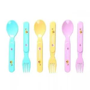 어린이 다용도 상어 이유식 스푼 유아 크퐁 포크 이유식그릇