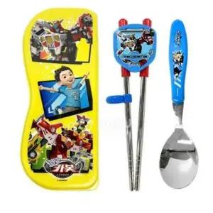 어린이 젓가락 스푼 양손 헬로 유아 이유식 남아 이유식그릇