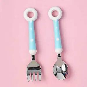 어린이 이유식 스푼 세트 유아 포크 수저 숟가락 이유식그릇