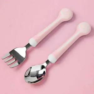 어린이 이유식 귀여운 유아 포크 스푼 세트 숟가락 이유식그릇