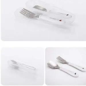 어린이 유아 이유식 케이스 수저 스텐 포크 스푼 이유식그릇