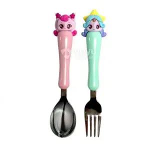 어린이 초롱 스푼 슈팅 하츄 스타 유아 이유식 이유식그릇