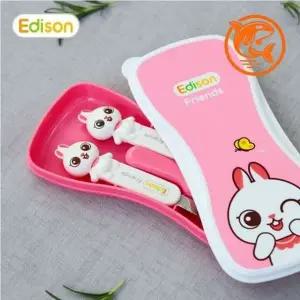 어린이 디자인 귀여운 동물 이유식 스푼 수저 유아 이유식그릇