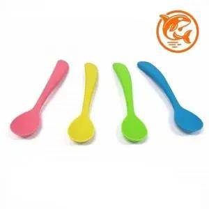 어린이 파스텔 다용도 부드러운 이유식 스푼 유아 이유식그릇
