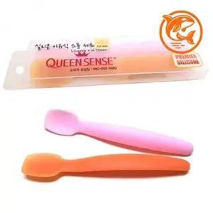 어린이 유아 실리콘 숟가락 스푼 이유식 부드러운 이유식그릇