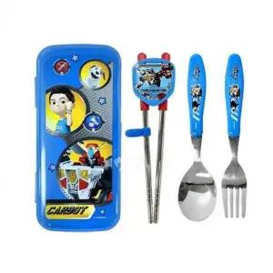 어린이 세트 케이스 무소음 포크 유아 이유식 스푼 이유식그릇