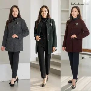 마담4060 울블렌디드 코트