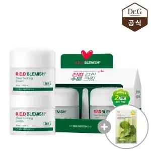 닥터지 레드 블레미쉬 클리어 수딩 크림 50ml 듀오 기프트 세트(JAR)