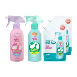 온더바디 발을씻자 코튼풋샴푸 비누향 385ml, 1개 + 자몽 용기 385ml, 1개 + 리필 500ml, 2개