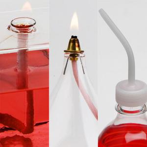 심지 뚜껑 깔때기 파라핀오일 램프용 파라핀오일용