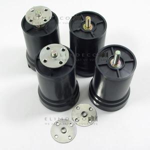 원형 가구다리100 mm  4개 침대다리 조절발