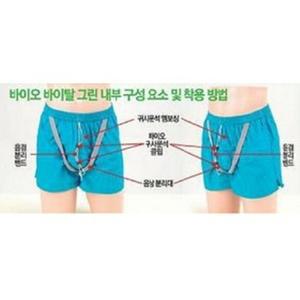 바이오바이탈 그린팬티/남성용 기능성 성력팬티