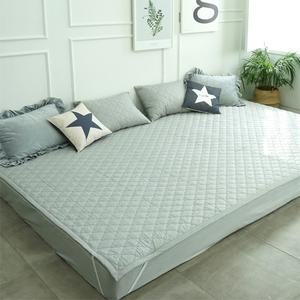 순면 누빔 고정밴드 패밀리 침대패드 매트리스 이불패드 300×200