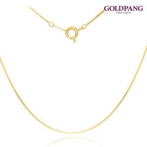 [골드팡]14k/18k 박스3푼체인 목걸이