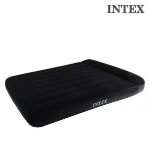 INTEX 인텍스  듀라빔 클래식 블랙 에어매트 더블 (베개일체형)