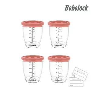 [베베락] 엘파 이유식 밀폐용기 240ml(4P)