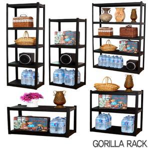 간편무볼트조립 고릴라랙 조립식 철제 2단 3단선반 다용도 진열대 진열장 철제랙 수납정리