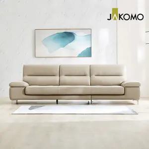 [자코모] 노바 4인 천연면피 소가죽 소파