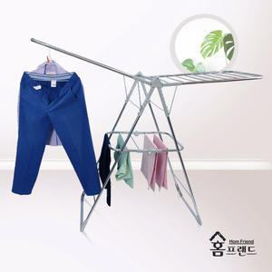 국내 판매량 1위! 홈프랜드 빨래건조대 스테인레스 튼튼한 실내건조대/C-800 2단