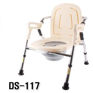 이동변기 DS-117/목욕의자 겸용 좌변기/환자용 이동변기