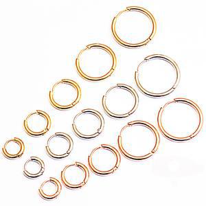 써지컬귀걸이 미니링 원터치 알러지없는 남자 귀걸이