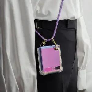 /원스 HION 폰 스트랩 갤럭시 Z 플립 케이스 목걸이 스트랩 커버 2 4g 5g 공용