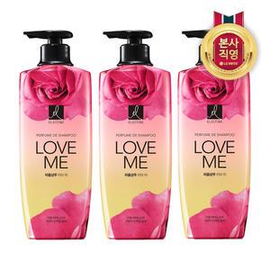 엘라스틴 퍼퓸 러브미 샴푸 600ml 3개