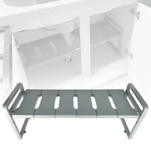 폭조절 길이조절 싱크대 하부장 정리선반 주방 씽크대 냄비 접시 그릇 정리대 선반