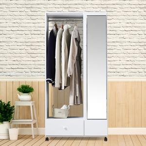 애르빈 이동식 전신거울 도어형 수납 행거