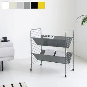 RATNER 책꽂이 트롤리 2단