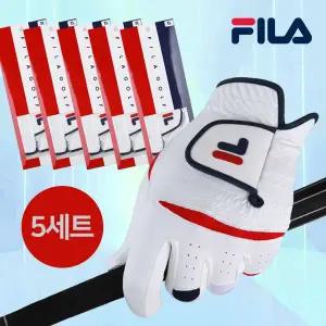 [휠라]코리아 FL 3301 남성 합피 골프장갑 1장 5세트