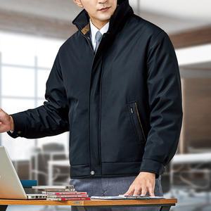 겨울 작업복 점퍼 단체 근무복 상의 남자 솜 패딩 방한복 회사 추동 잠바 내피 탈부착가능 PW-J915