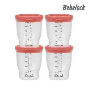 [보리보리/베베락]엘파 이유식 밀폐용기 240ml(4P)