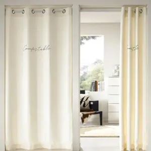 방한 커튼 아이보리205 암막 커튼 현관 창문 방풍 거실 커텐