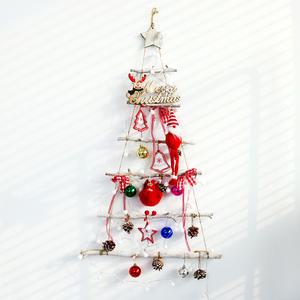 크리스마스 나무 벽트리 풀세트 우드 장식 소품 전구
