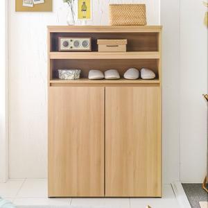 [케어퍼니처]모크 소형 2단 신발장 600 오픈 선반 현관장 아파트 다용도 수납장