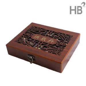 엔틱 나무 공진단상자 20환 / 선물 청병 싸바리 한약 한의원 환케이스