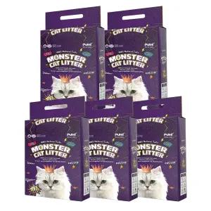 몬스터 캣리터 극세 두부 고양이 모래 베이비파우더향