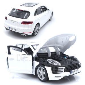 데코앤 1:24 포르쉐 마칸 화이트 미니카 다이캐스트