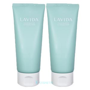 라비다 클린 솔루션 클렌징 폼 180ml 2개