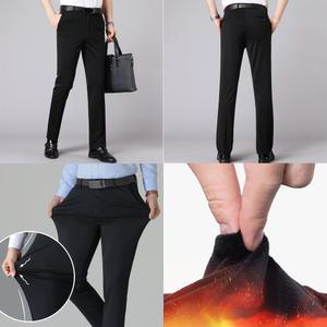 기모 슬랙스 바지 융 팬츠 슬림 스판 밴딩 정장 등산 골프 편안한 따뜻한 글로벌와이