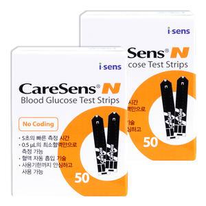 아이센스 케어센스N 혈당측정검사지 50매 x 2박스