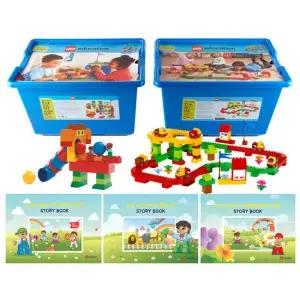 [레고]에듀케이션 듀플로 튜브브릭러너 200모형 교재3권