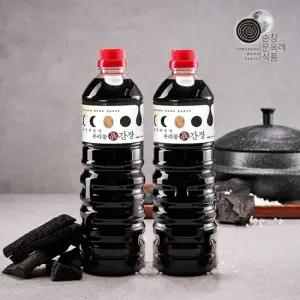 순창문옥례 명인 우리콩 진간장 1L x 2개 PET용기