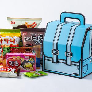 어린이날 간식 선물 세트 상자 블루책가방 박스 꾸러미 어린이 조카 행사 시상품 초등 학생 답례품 입학 졸